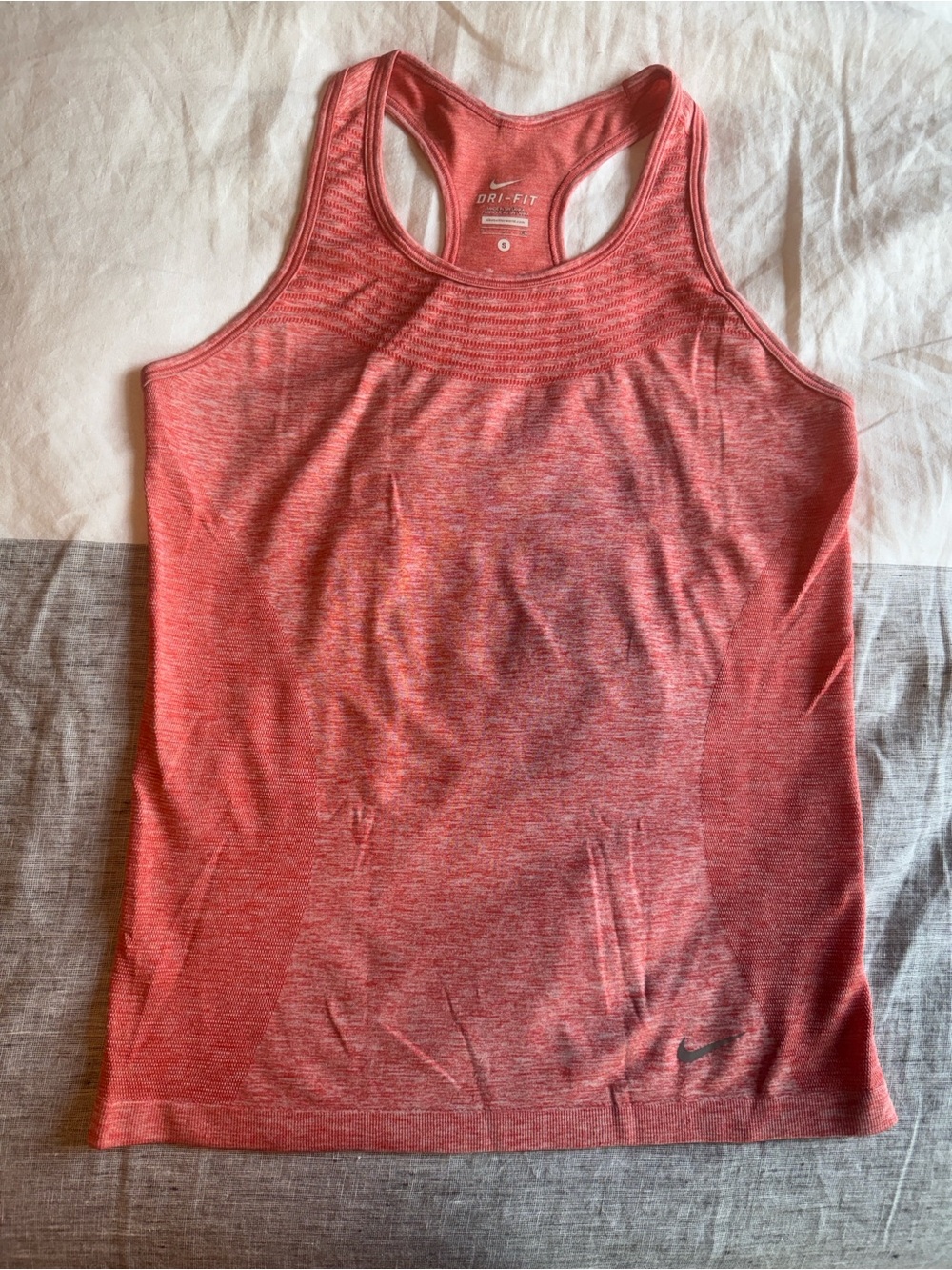 Nike Dri-Fit Women's Coral Racerback Tank Top size S